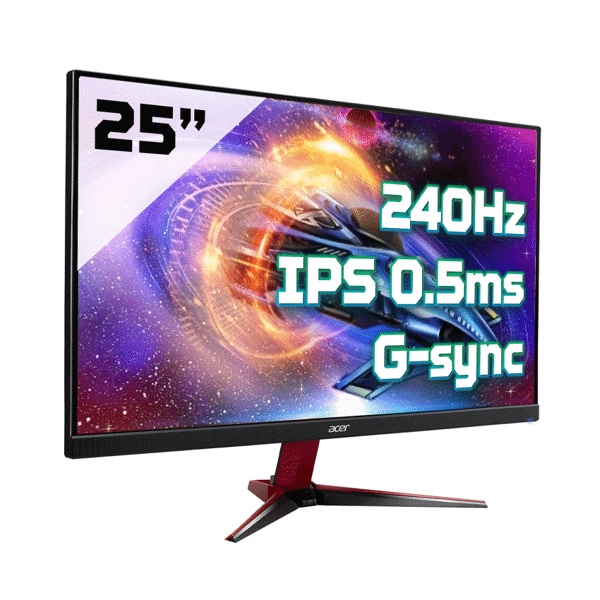 [Mã ELMALL7 giảm 7% đơn 5TR] Màn hình máy tính Acer Nitro VG252Q X 24.5FHD (1920x1080), 240Hz IPS | BigBuy360 - bigbuy360.vn