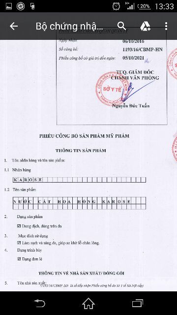 NƯỚC CẤT HOA HỒNG KAROSE | BigBuy360 - bigbuy360.vn