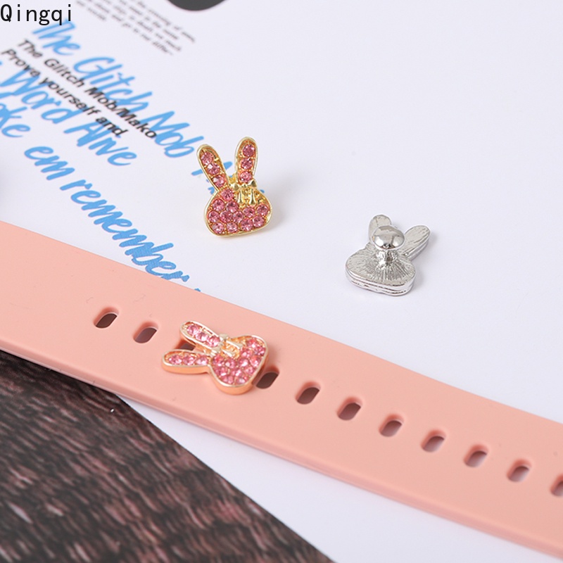 Phụ kiện MISS ZOE trang trí đồng hồ bằng silicon/trái tim/gấu dễ thương 45 kiểu lựa chọn