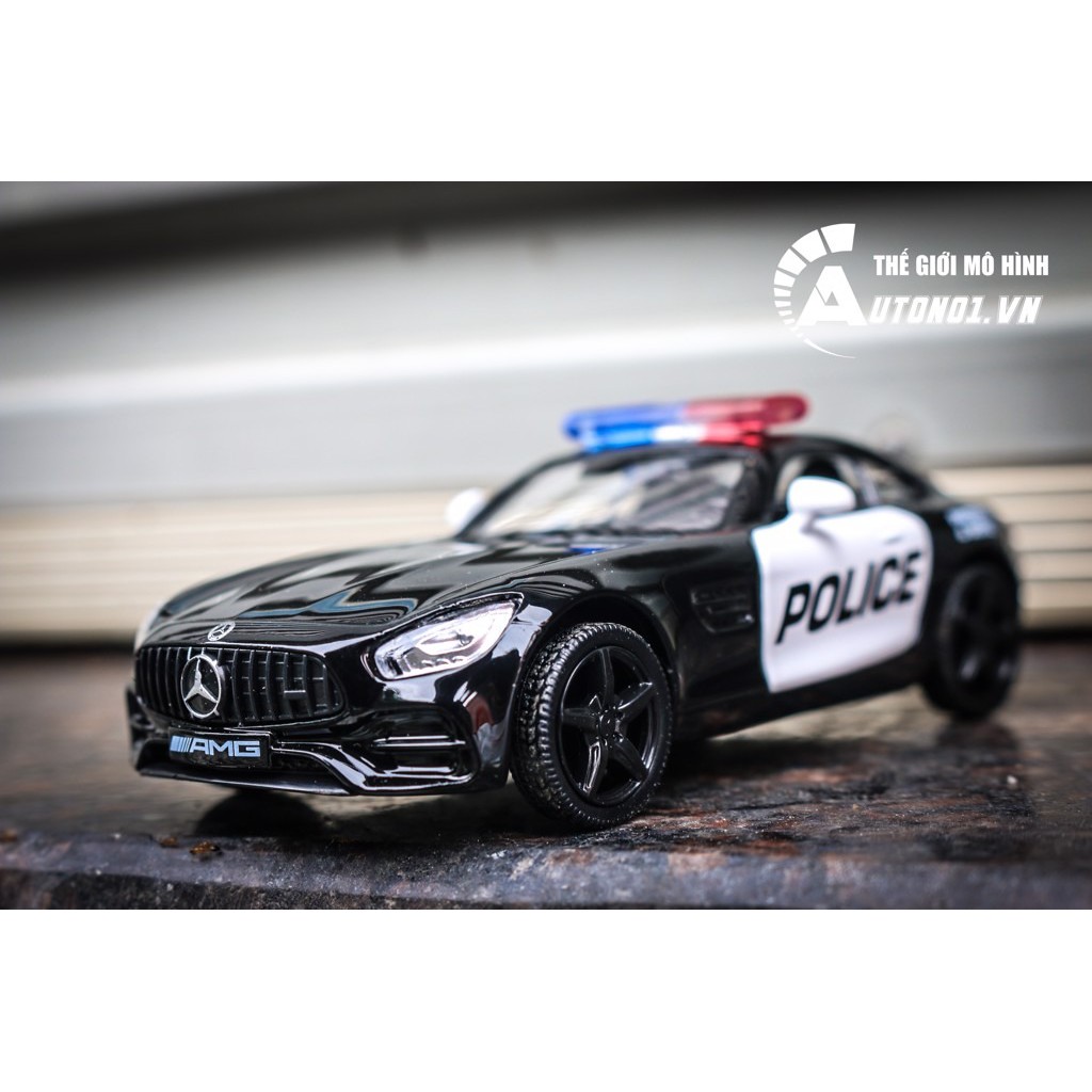 MÔ HÌNH XE MERCEDES BENZ AMG GTS POLICE 1:36 SCALE MODEL 7160