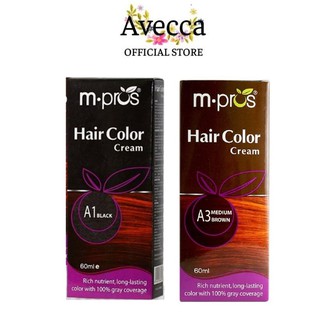 Kem Nhuộm Tóc Phủ Bạc 100% Mpros Chai 60ml