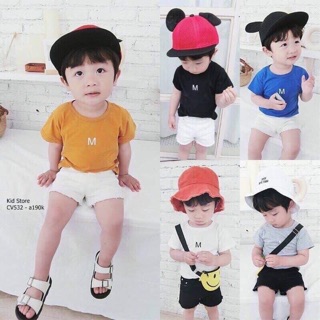 Combo 10 áo 5 chữ m và 5 hm
