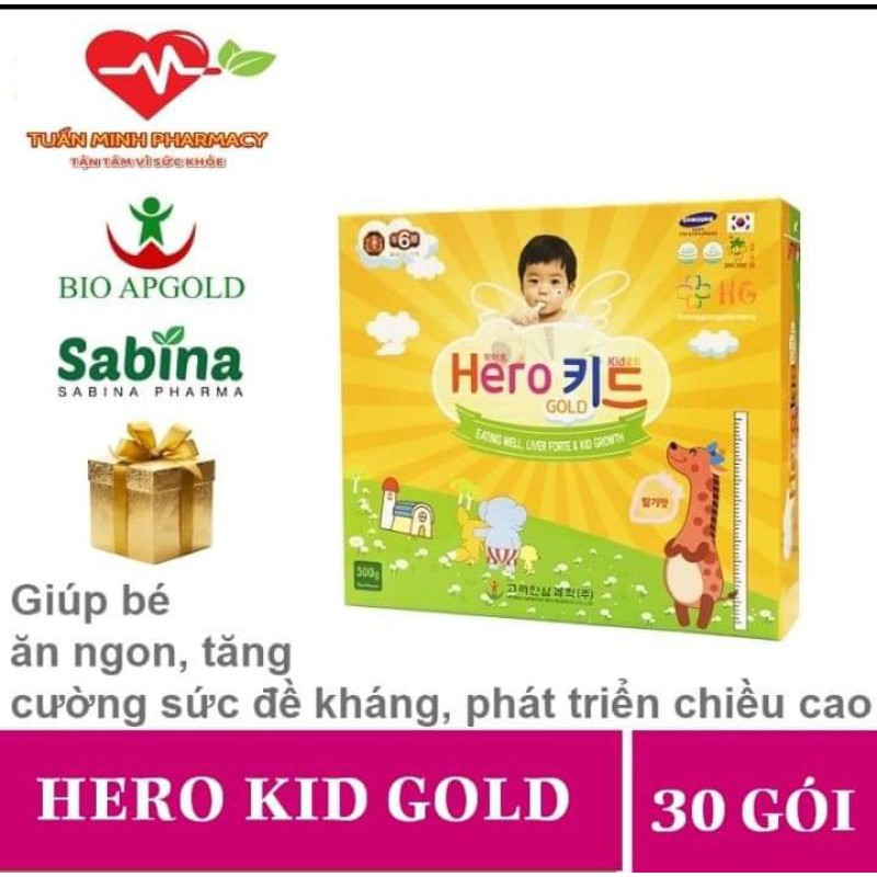 Hero Kid Gold - giúp bé ăn ngon, cao lớn - Nhập khẩu Hàn Quốc