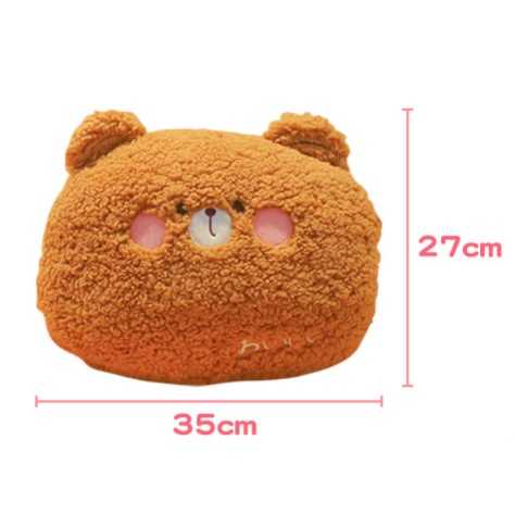 Gối ôm, Gối Dựa Lưng Văn Phòng Nhiều Mẫu Tồ Xinh - Thỏ Trắng | Hổ | Ếch Xanh | Lợn hồng | Gấu nâu  Banhbao Store