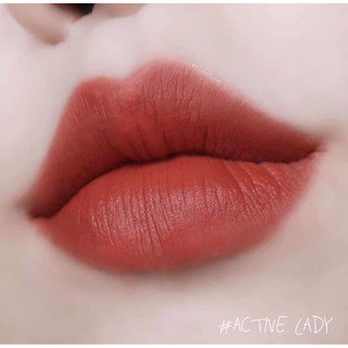 Son kem 3CE CLOUD LIP TINT #ACTIVE LADY (màu hồng cam nude)