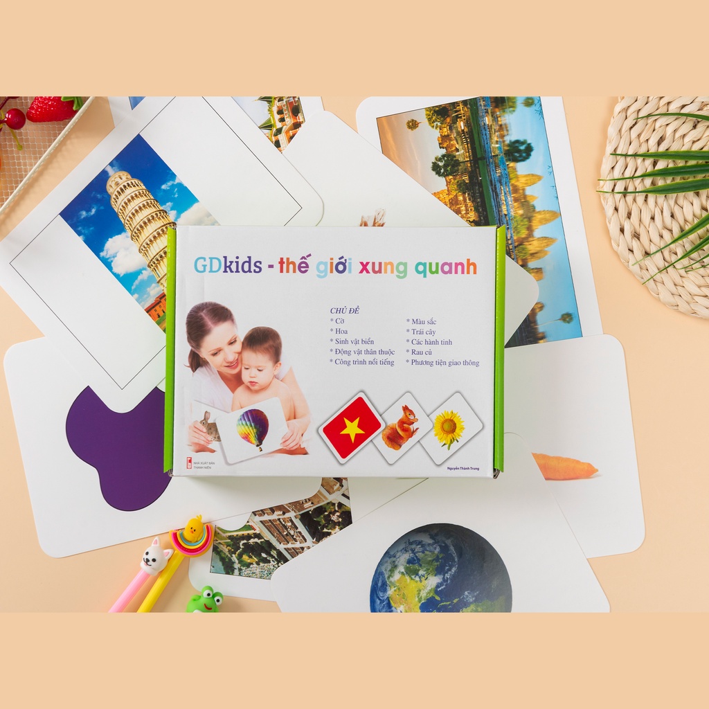 GDkids Dạy Trẻ Thế Giới Xung Quanh Flashcard theo phương pháp Glenn Doman  TN0005