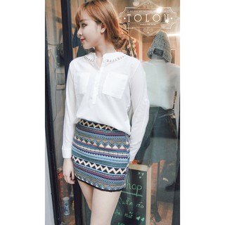 chân váy dệt họa tiết thổ cẩm