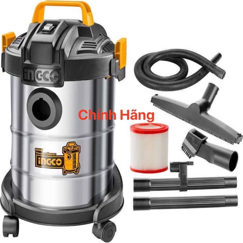 INGCO Máy hút bụi 12L 800W VC14122 (Cam kết Chính Hãng 100%)