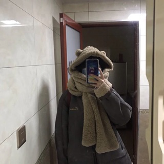 ORDER Mũ lông tai gấu liền khăn 🐻🐻