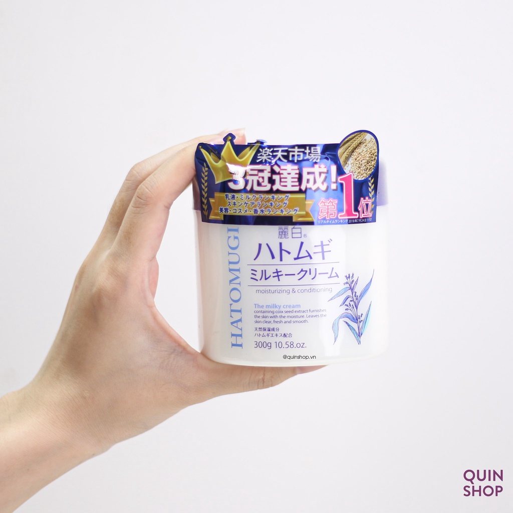 Kem Dưỡng Cấp Ẩm Hatomugi Moisturizing & Conditioning The Milky Cream