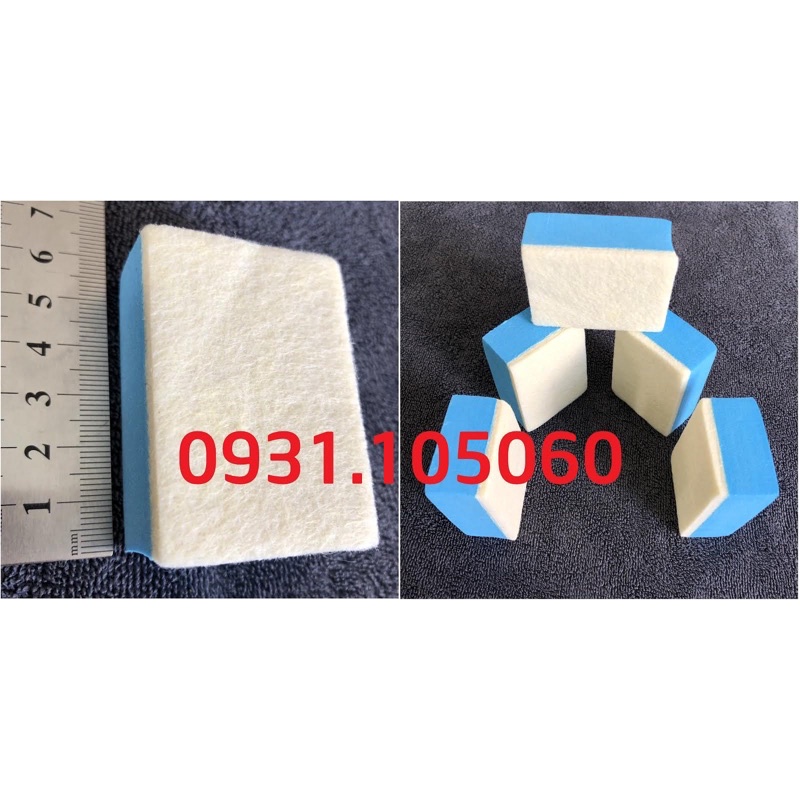 Mút tẩy ố, đánh bóng kính bằng tay