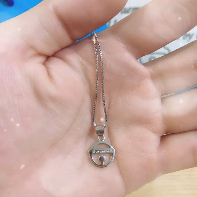 Dây Chuyền Mạ Bạc Hình Chuông Doremon Doraemon