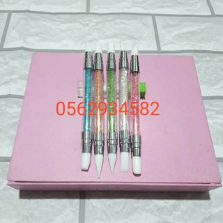 Bộ 5 cây bút đắp hoa bột khô không cần lưu huỳnh .........chuyên dụng để đắp bột k
