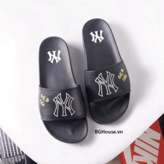 Dép quai ngang nữ Mlb NY Like, mang êm chân, đế bền, chống trơn trượt, phù hợp mang hằng ngày