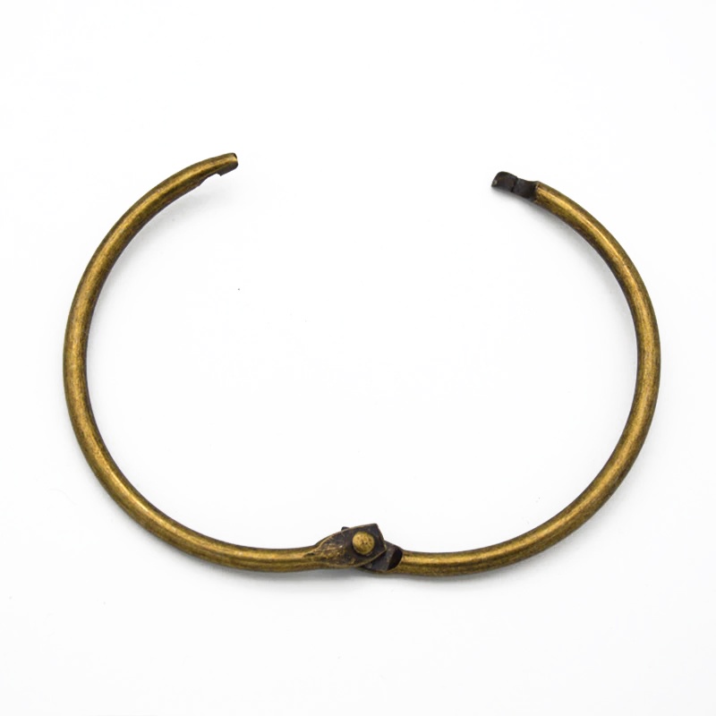 Gáy còng kim loại màu đồng gắn Scrapbook