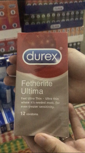 Hộp Durex Fetherlite SIÊU MỎNG MANG LẠI CẢM GIÁC CHÂN THẬT NHẤT 12 chiếc