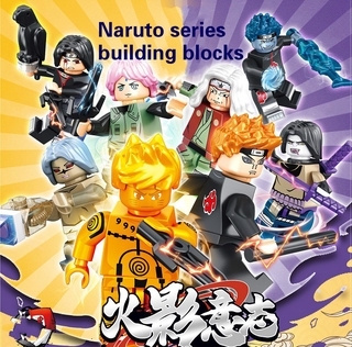 Set 8 khối đồ đồ chơi lắp ráp mô hình Naruto Uchiha Itachi độc đáo vui nhộn cho bé