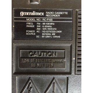 đài radio casete mono