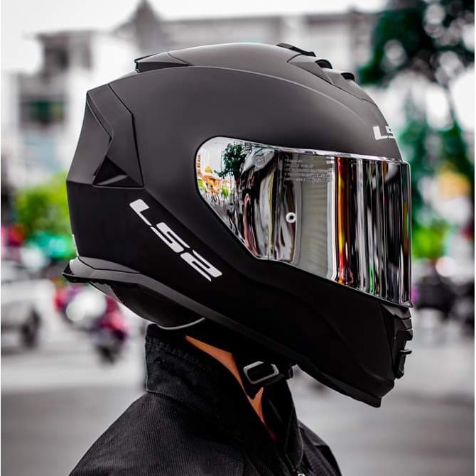 Mũ Fullface LS2 FF800 Storm đen nhám bảo hành 2 năm