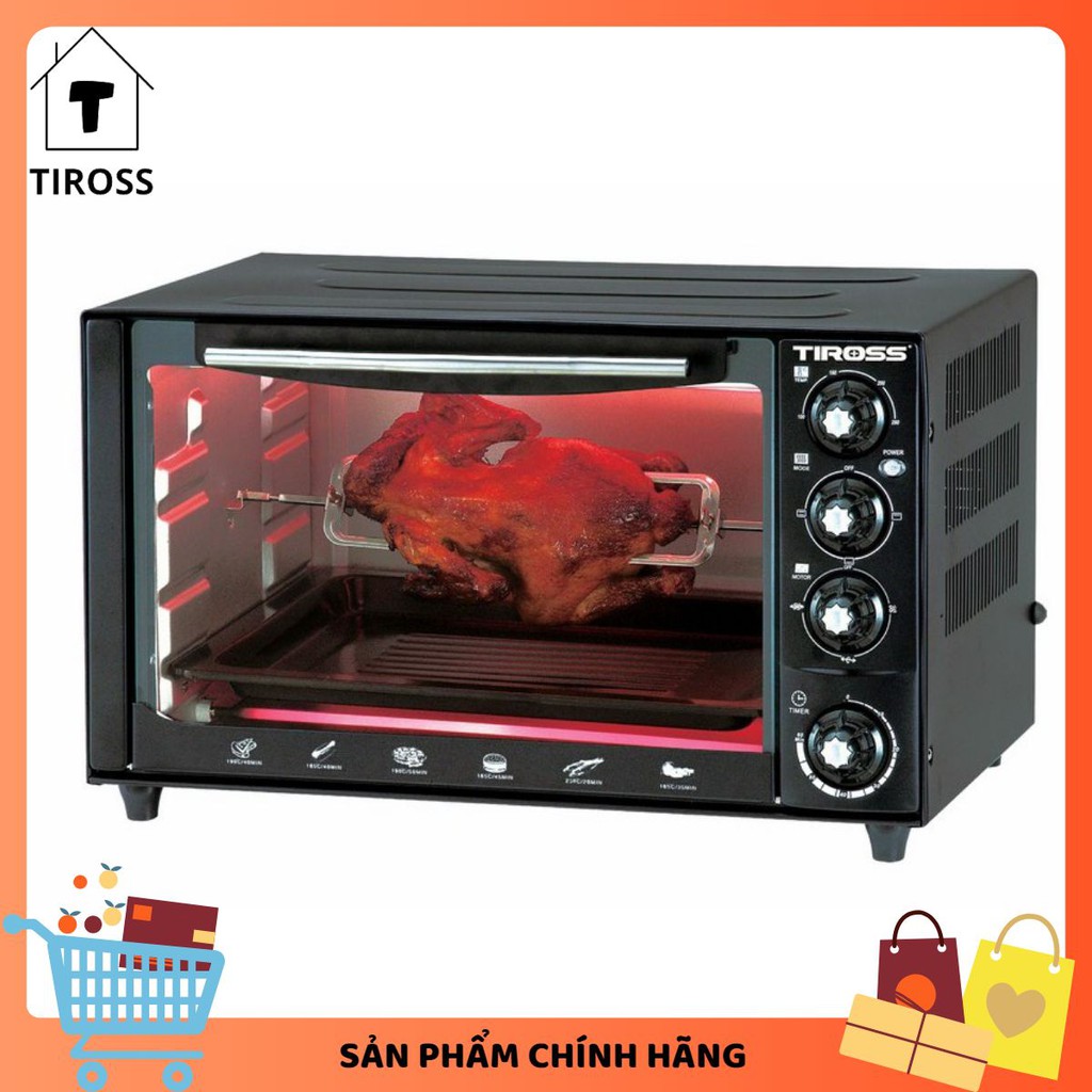 [Mã 44ELSALE2 giảm 7% đơn 300K] [Tiross123] Lò nướng Tiross TS961 (35l), sản phẩm chính hãng, bảo hành 12 tháng