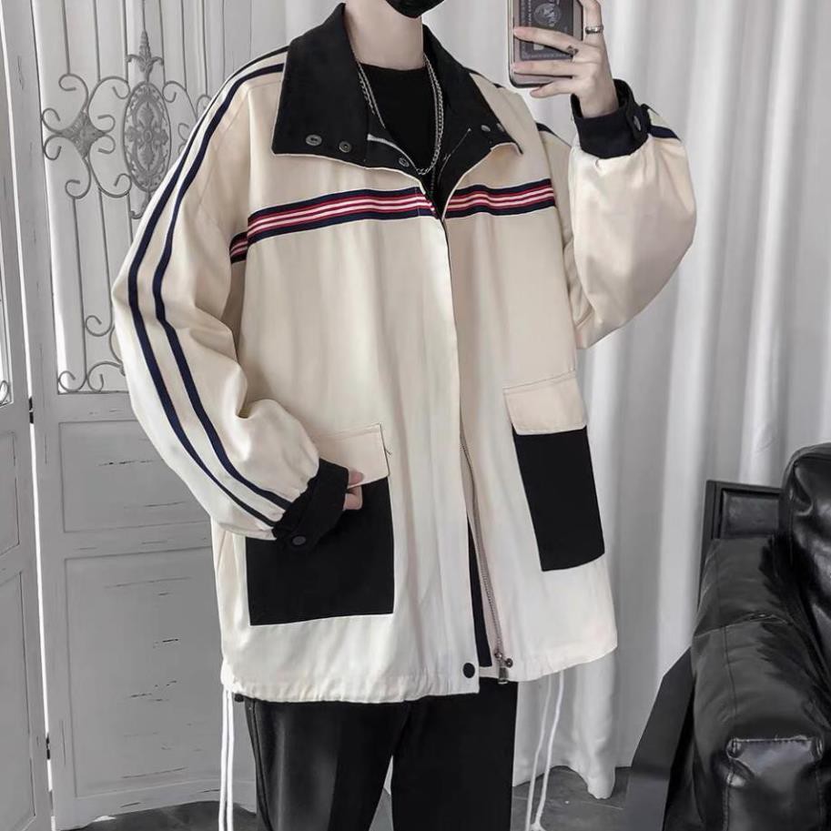 Áo khoác kaki túi hộp unsiex form rộng Túi To nam nữ thời trang kmg bao ngầu