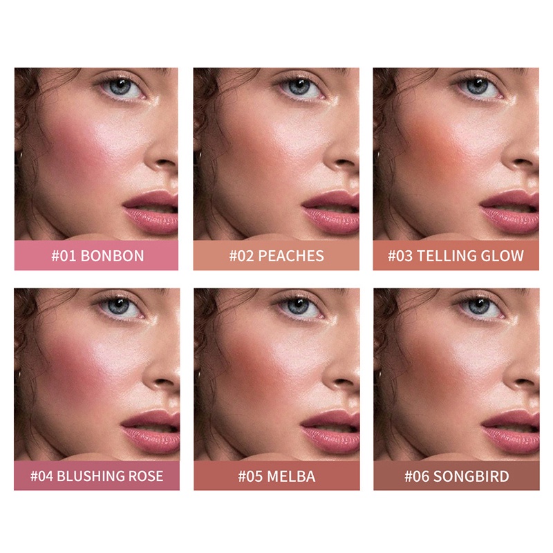 Kem Má Hồng QIBEST Dưỡng Ẩm 6 Sắc Tố Màu Sáng Và Mịn Màng Tự Nhiên