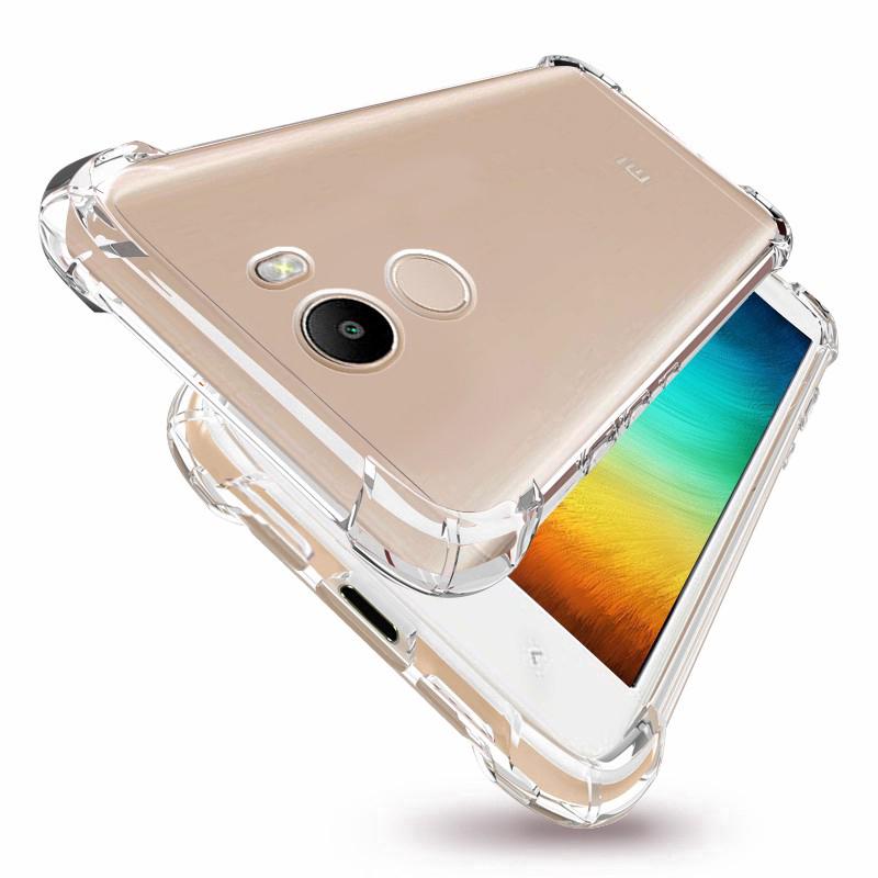 Xiaomi Redmi Note 4 4X 3 5PRO Transparent Air Bag Soft TPU Shockproof Case Cover
