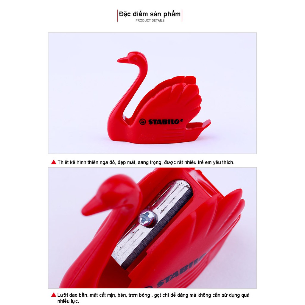 Chuốt bút chì STABILO Swan 4593 hình thiên nga (PS4593)