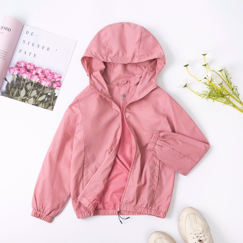 Áo khoác gió 2 lớp Uniqlo 3/4 - 13/14y