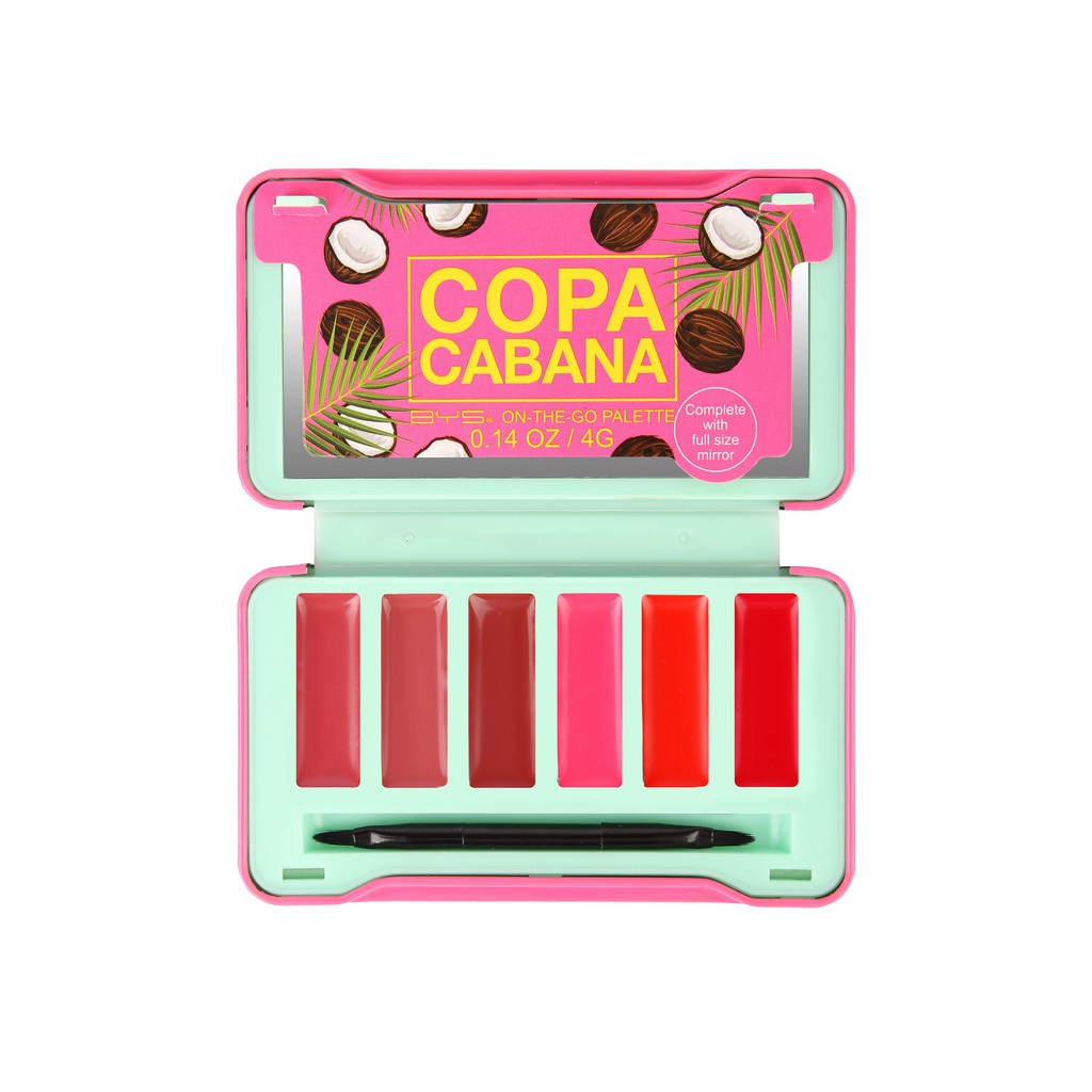 (Hàng Mới Về) Bảng Son Môi Trang Điểm Bys Copa Cabana On The Go | BigBuy360 - bigbuy360.vn