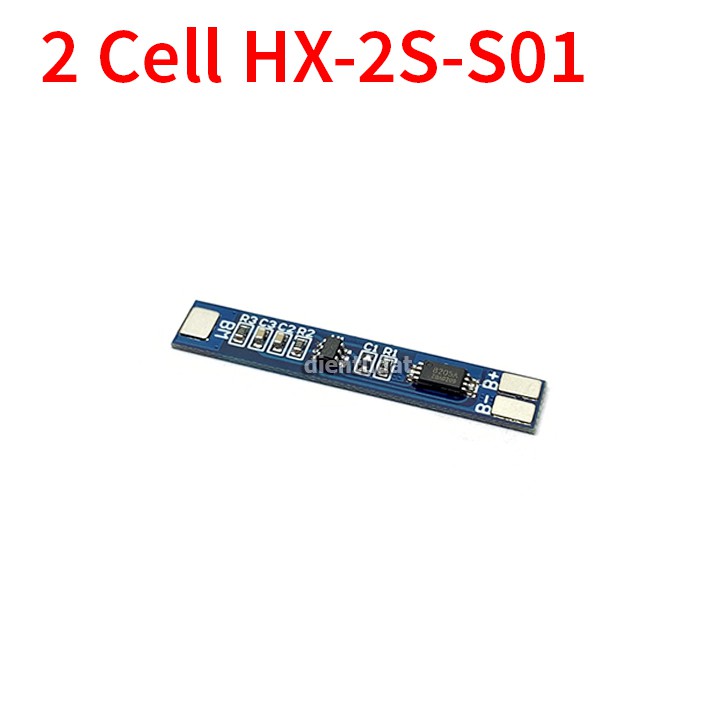 Mạch Sạc Bảo Vệ Nối Tiếp 2 Cell 18650 HX-2S-S01