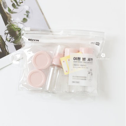 Bộ chiết mỹ phẩm mini dùng để đi du lịch travel kit