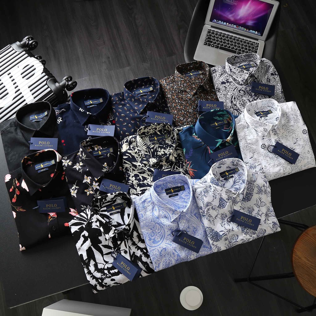 HÀNG VNXK - Áo sơmi bông họa tiết đơn giản  dòng sơ mi hoa rất được ưa chuộng pl7