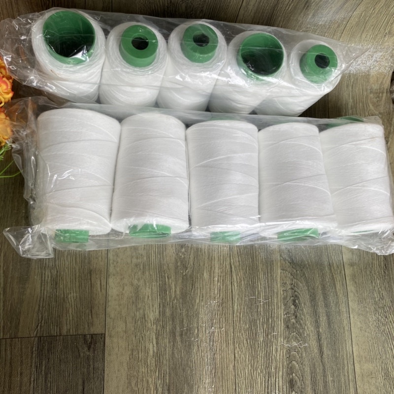 5 cuộn chỉ cùng loại làm chỉ xây, khâu bao bì, dây thả diều