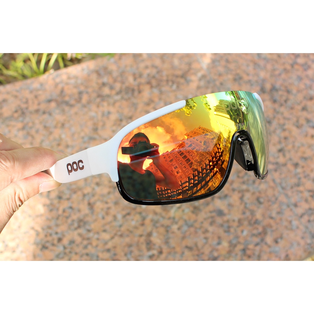 Bộ Kính Mát Kèm 4 Tròng Kính Dùng Khi Đạp Xe / Câu Cá / Leo Núi / Đạp Xe Tiện Dụng Cho Nam Và