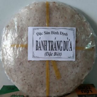 Bánh tráng dừa nướng( to cắt 1/4 )