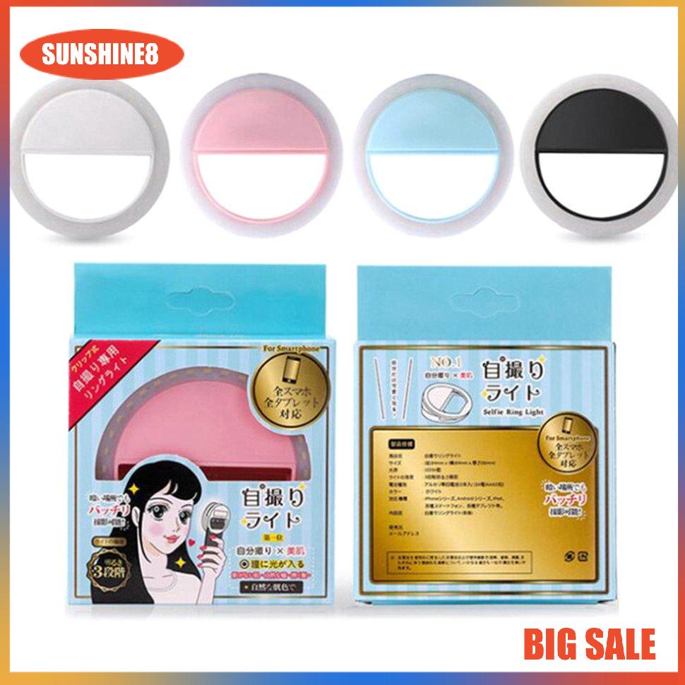 【SUN】[NEW]Mini Mobile Phone Led Self-Timer Light Anchor Beauty Lens Live Artifact