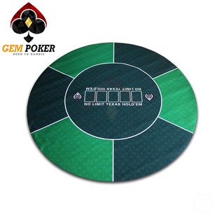 ♛thảm poker tròn cao su cao cấp green♛
