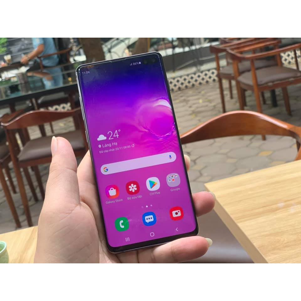 Điện thoại Samsung Galaxy S10 plus cấu hình khủng 2 sim nhập khẩu Hàn Quốc