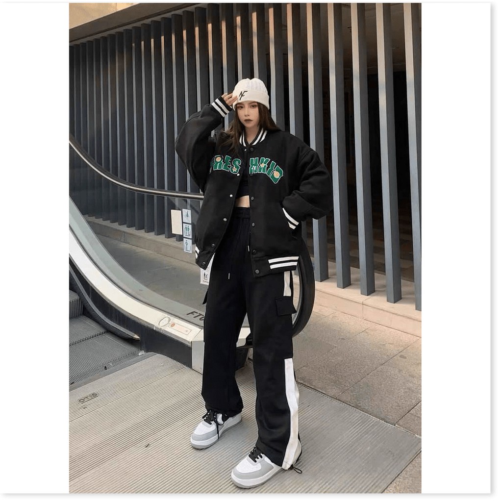 ÁO KHOÁC DÙ BOMBER UNISEX NAM NỮ KHÁNH AN FASHION