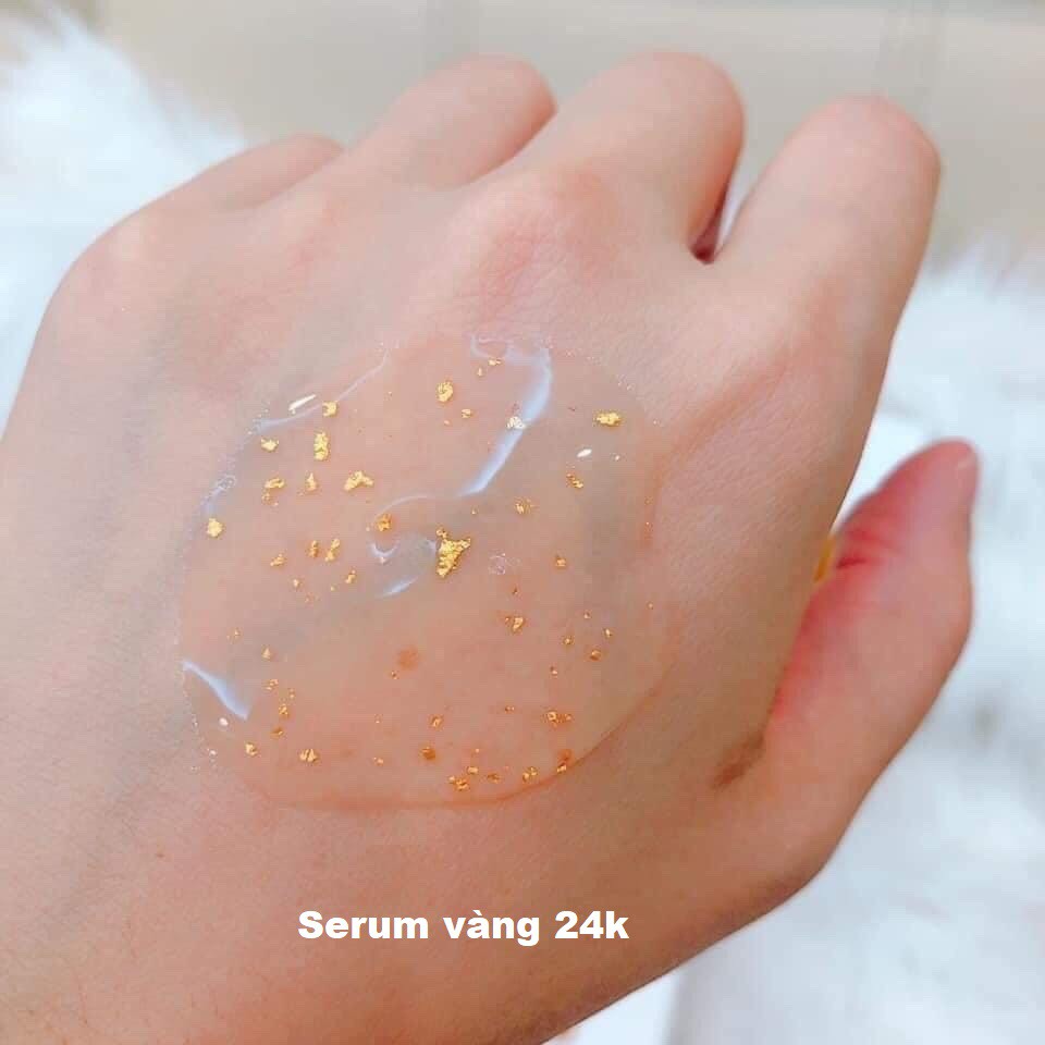 🎀Serum vàng 24k [Hàng Auth Hàn Quốc] - Serum dưỡng trắng da dưỡng ẩm tinh chất vàng 24k cao cấp Labelage Hàn Quốc 130ml