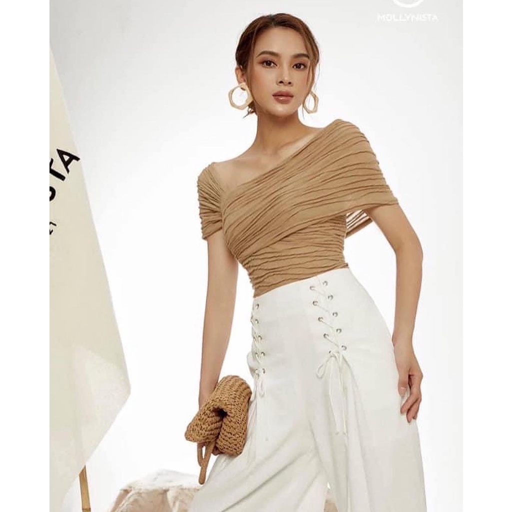 Áo bẹt vai chéo siêu xinh