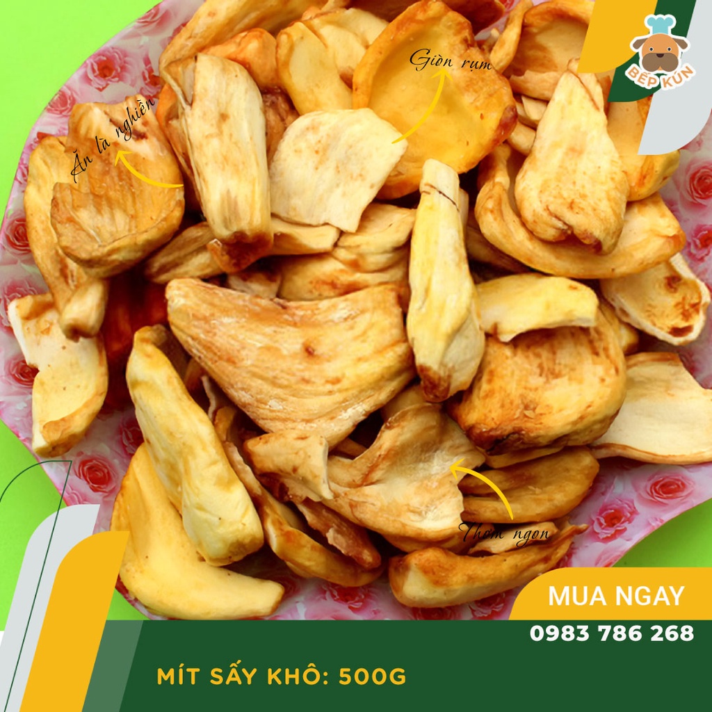 Mít Sấy Mộc Đà Lạt Túi 500gam