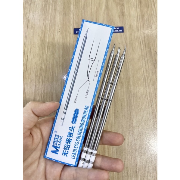Mũi hàn T12 cong/ thẳng/ dao hãng Ma Ant