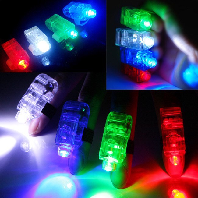 Ngón tay phát sáng Led Finger-Nhẫn Đeo Ngón Tay Có Đèn Led