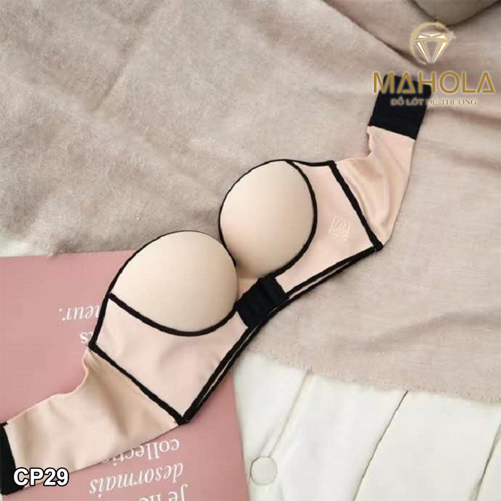 Áo ngực không dây có có đai nâng đẩy tạo khe_Mahola_CP29