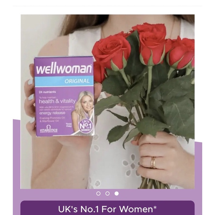 Vitamin tổng hợp cho nữ Wellwoman Original hộp 30 viên