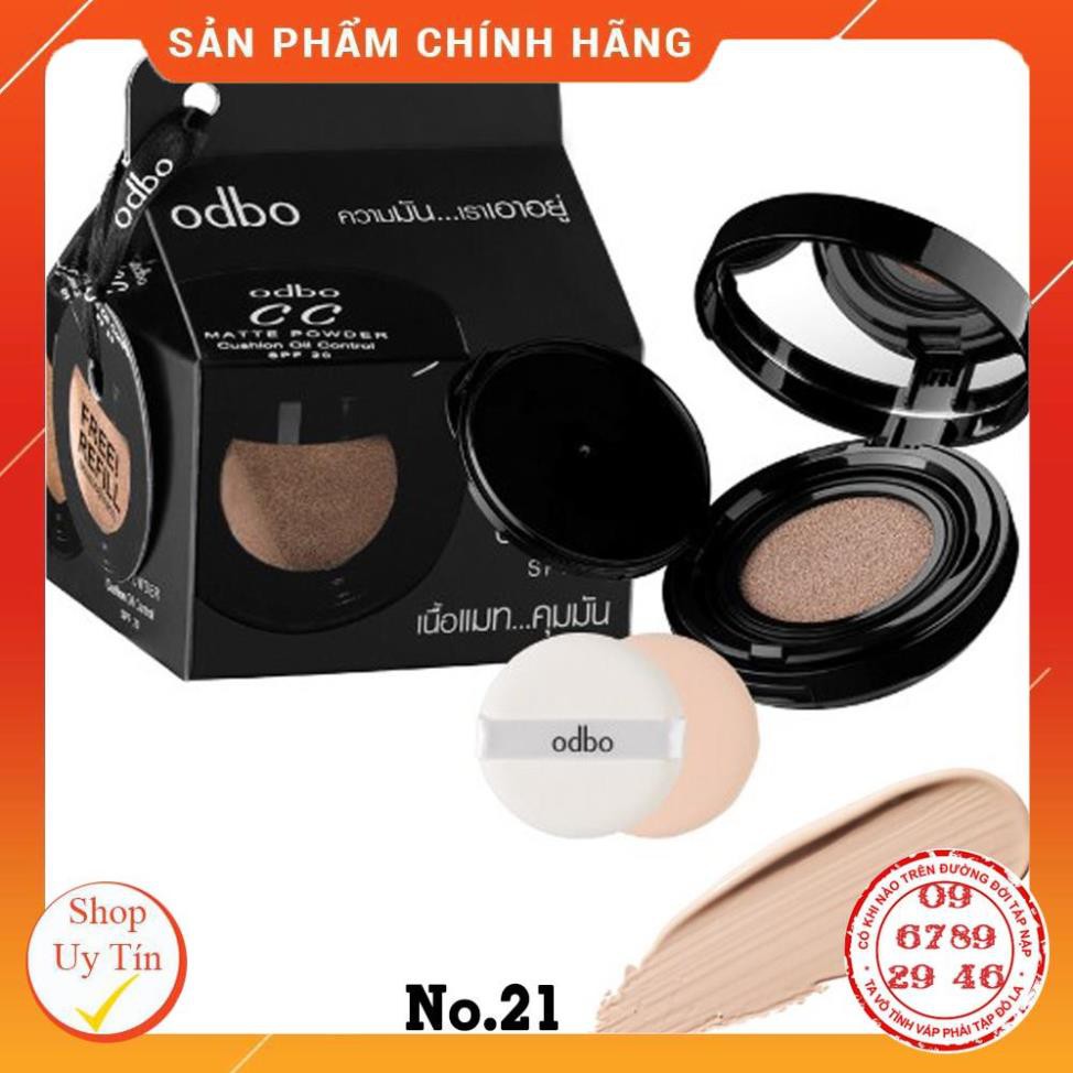 Phấn Nước CC Odbo Cushion Matte Powder Oil Control SPF 50