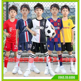 [SALE GIÁ SỐC] Bộ thể thao cho bé - Bộ bóng đá cho bé từ 9 - 40kg các CLB - Bộ bóng đá trẻ em mới nhất 2020-21 🏆