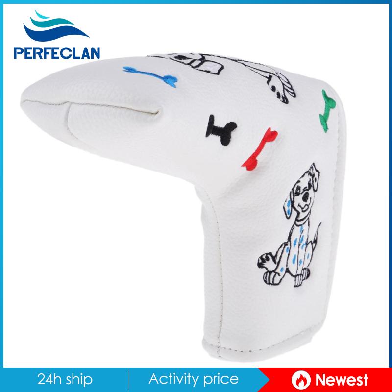 Vỏ Bọc Đầu Gậy Đánh Golf Bằng Da PU Chống Nước Màu Trắng